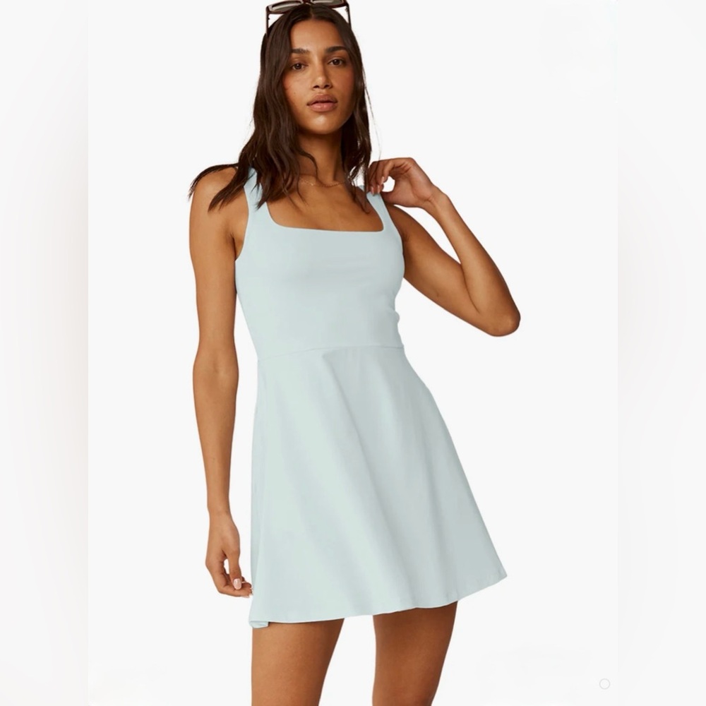 Beyond Yoga Light Blue Mini Dress Size Small